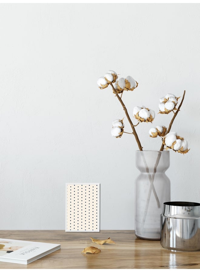 Polka Dot Printed Poster Beige/Navy 30x20cm  - Image 2
