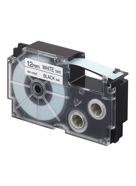 XR-12HMWE-W-DH Labeling Printer Tapes Black