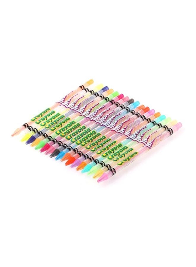 كرايولا طقم أقلام تلوين قابلة للف مكون من 18 قطعة أحمر / أزرق / أخضر - Image 2
