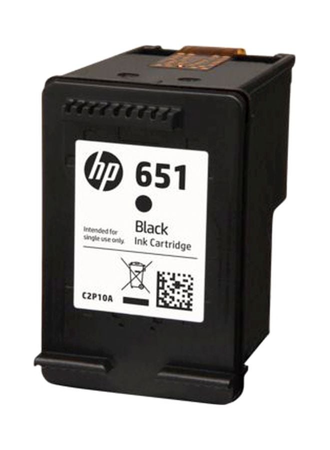 HP خرطوشة حبر 651 للطابعة إنك أدفانتيج أسود - Image 1
