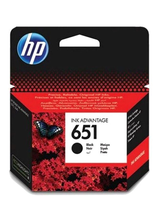HP خرطوشة حبر 651 للطابعة إنك أدفانتيج أسود - Image 3