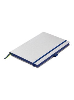 Hard Cover A6 Notebook Silver/Blue - v1614343252/N38839515A_1