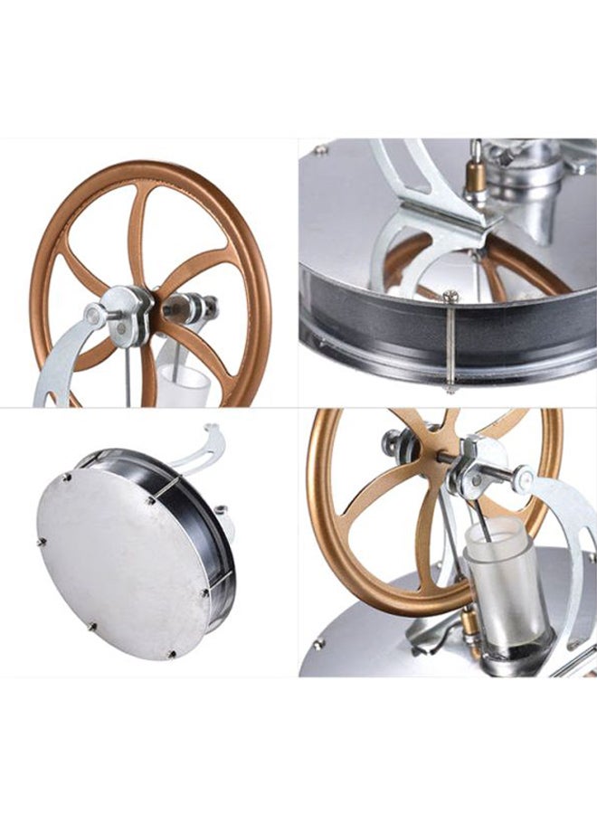 Aibecy Low Temperature Stirling Engine Motor Gold/Silver - Image 3