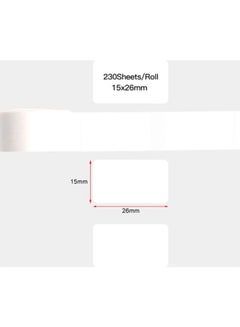 Aibecy Self-Adhesive Thermal Print Label Paper Roll White  - Image 4