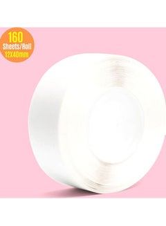 Aibecy Self-Adhesive Thermal Print Label Paper Roll White  - Image 2