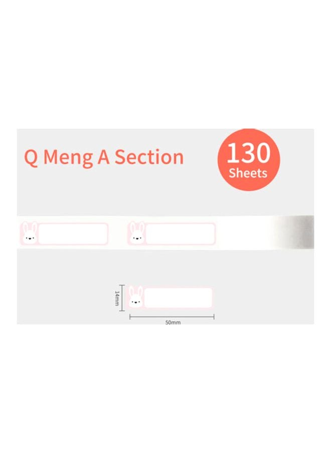 أيبيسي ملصقات تصنيف ذاتية اللصق أبيض - Image 3