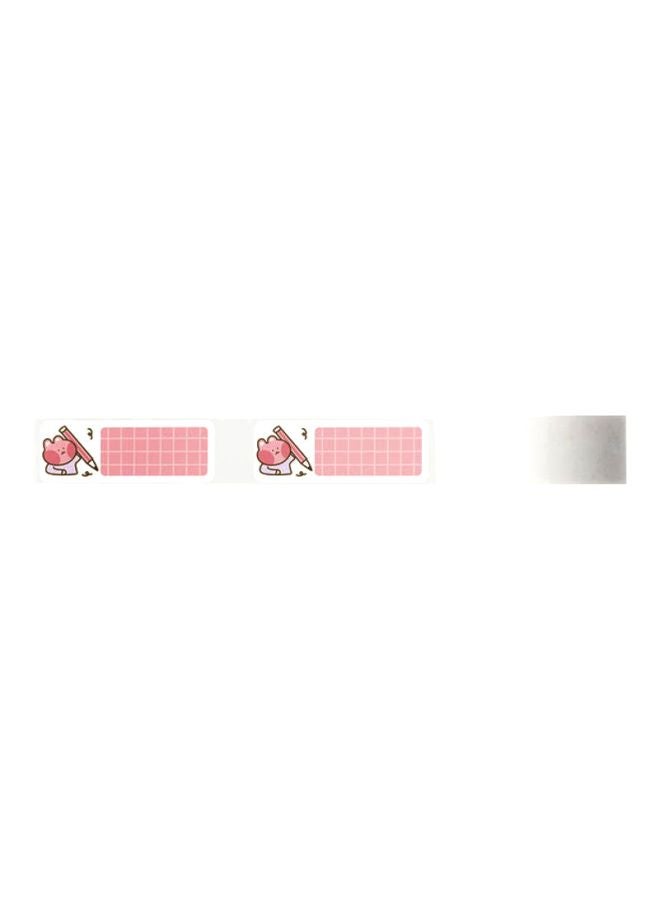 Aibecy - 160 Sheets Colourful Label Paper Self-Adhesive Roll Multicolour - Image 1