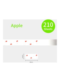 Aibecy 210 Sheets Colourful Label Paper Self-Adhesive Roll Multicolour  - Image 3
