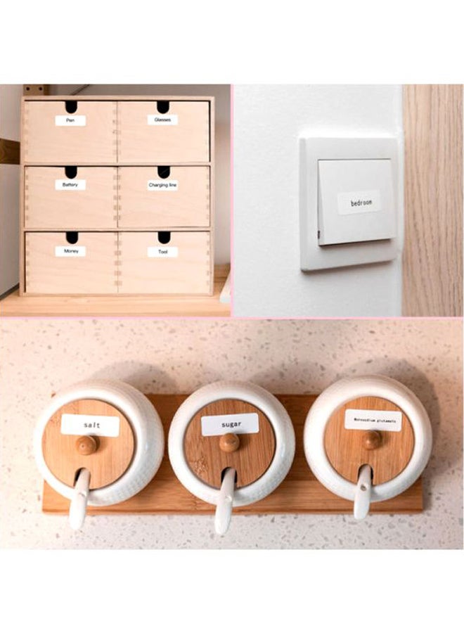 أيبيسي لفة ورق ملصقات ملون ذاتي اللصق للطابعة الحرارية أبيض - Image 5