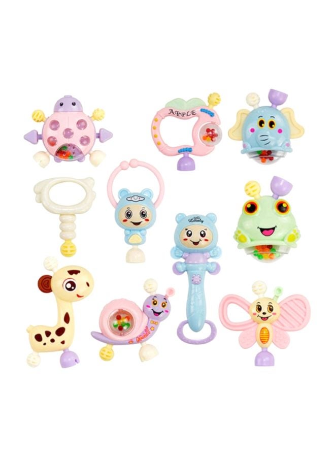 Beauenty 10-Piece Cartoon Shape Rattle  Set - Image 1