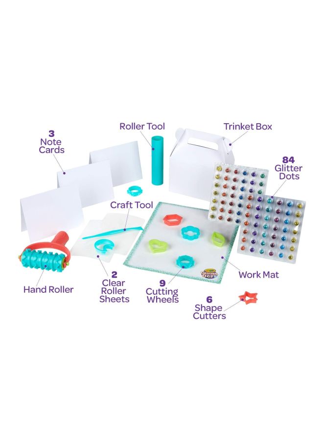 Crayola 84-Piece Sparkle Station Glitter Dots Plastic Non-Toxic Craft Kit  - Image 2