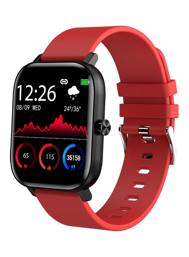 SENBONO Heart Rate Monitoring Sports Smart Watch Red 