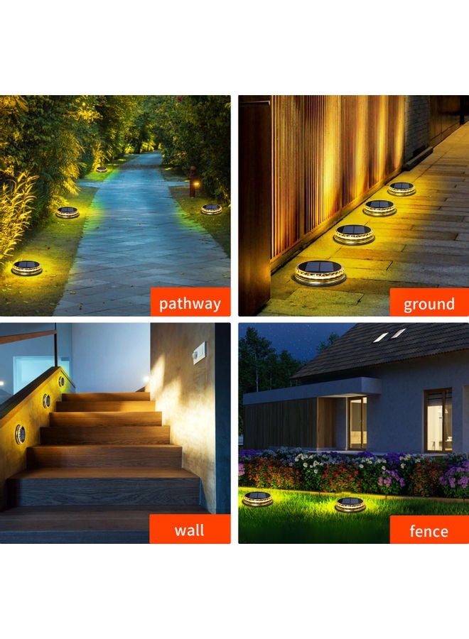 Generic Solar Deck Lights With Stake LED Black  - Image 2