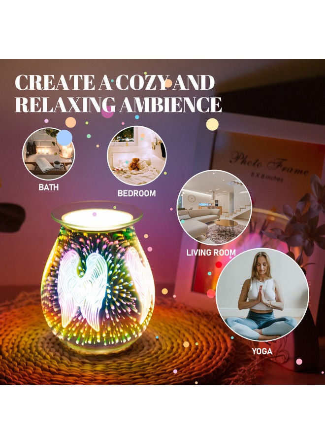 Generic - Electric Wax Melt Warmer with 3D Night Light Multicolour - Image 1