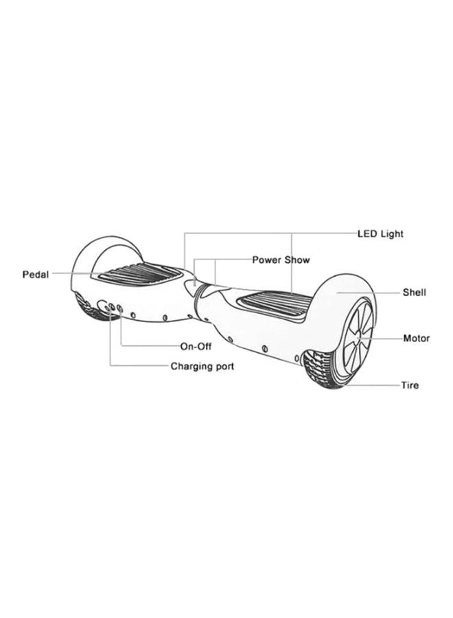 Cool Baby LED Self-Balancing Hover Board Gold 18.6x58.4x17.8cm - Image 4