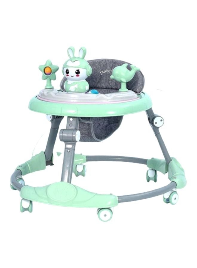 Cool Baby Multi Functional Anti-Rollover Baby Walker Green 69x69x12cm - Image 1