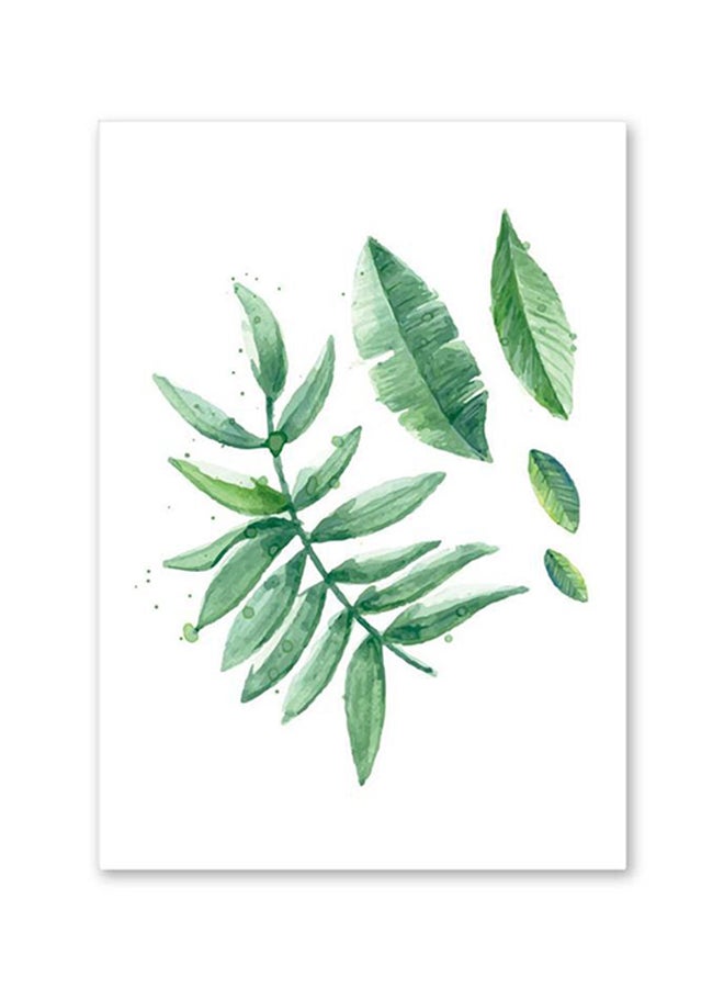 Concise Wind Leaf Arts Green 60x90cm 