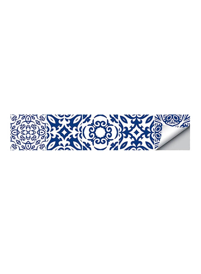Tile Sticker Creative Pattern  Self-Adhesive Water Proof Sticker Blue 60x90cm 