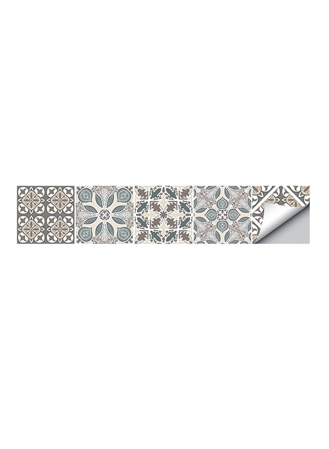 ملصق بتصميم فسيفساء متعدد الألوان 60 x 90سم