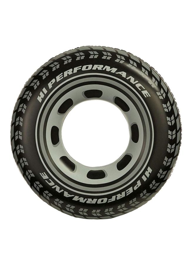 انتكس عوامة سباحة ضخمة قابلة للنفخ على شكل إطار سيارة 36بوصة - Image 1