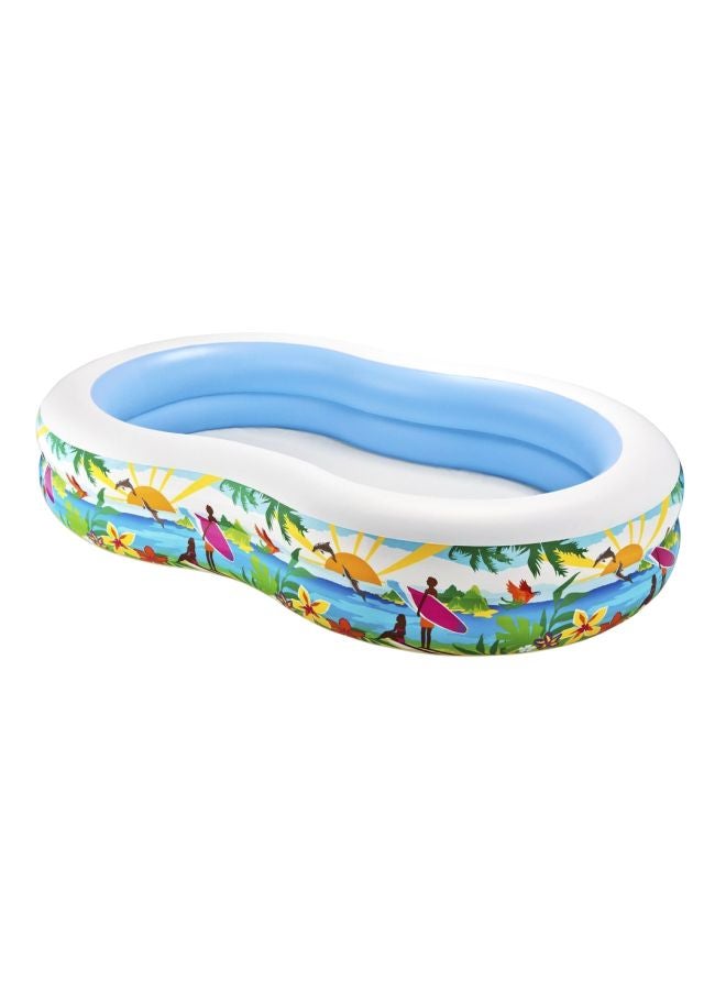 INTEX Swim Center Seashore Pool 103x63x18cm  - Image 1