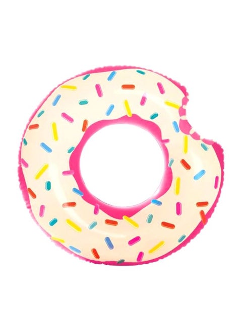 Rainbow Donut Shaped Tube Pool Float 45inch