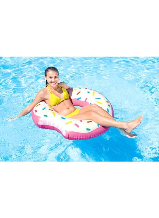 INTEX - Rainbow Donut Shaped Tube Pool Float 45inch - Image 1