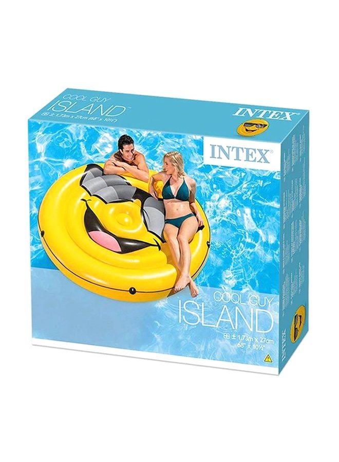 INTEX - Cool Guy Island Inflatable Pool Float Lounge 68x68x10.5inch - Image 1