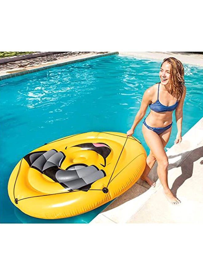 INTEX - Cool Guy Island Inflatable Pool Float Lounge 68x68x10.5inch - Image 1