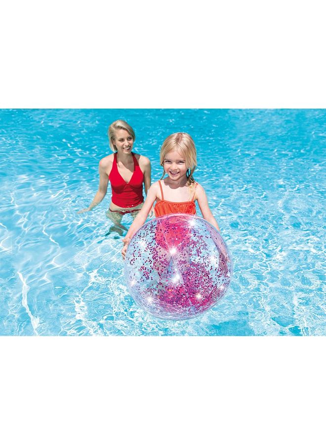 انتكس كرة شاطئ مزينة بجليتر - Image 3