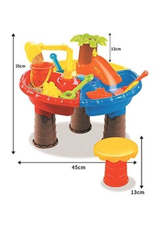 Beauenty Plastic Sand Pit Set Beach Table Water Play Toy ‎37x23.6x22.2cm  - Image 2