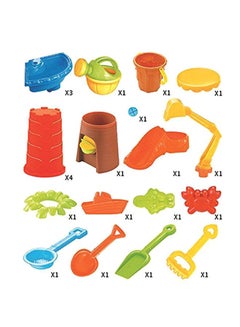 Beauenty Plastic Sand Pit Set Beach Table Water Play Toy ‎37x23.6x22.2cm  - Image 5