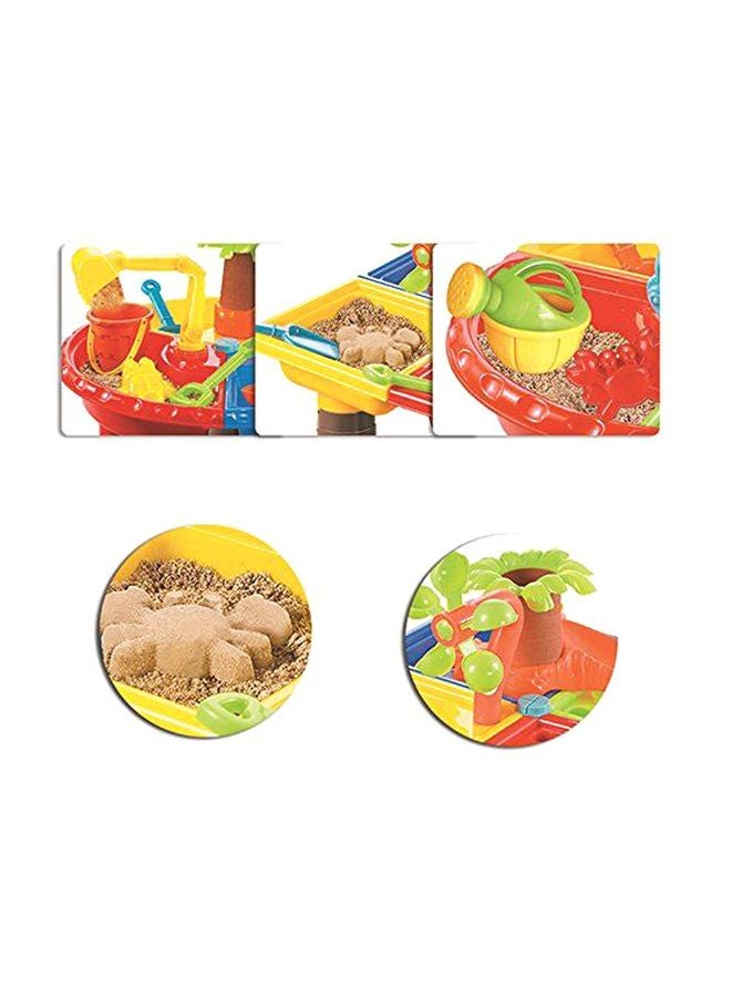 Beauenty - Plastic Sand Pit Set Beach Table Water Play Toy ‎37x23.6x22.2cm - Image 1
