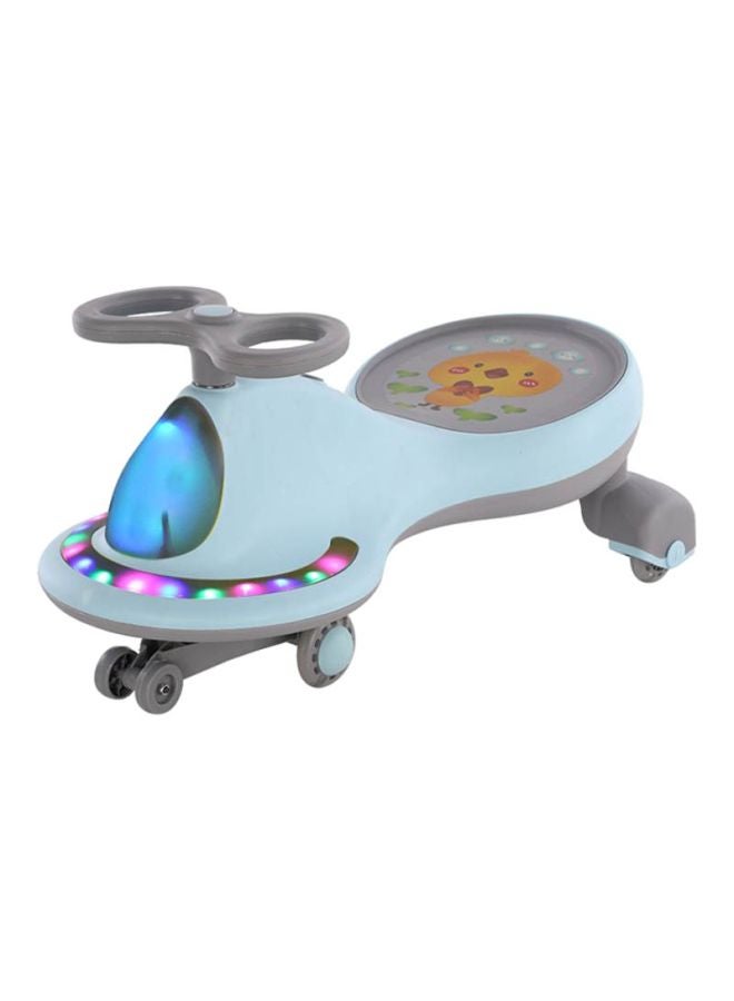 Cool Baby Sturdy Swing Twist Wiggle Ride-On Car With LED Lights And Non-Slip Handles For Kids 80x38x33cm  - Image 1