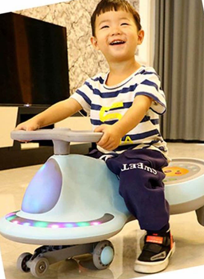 Cool Baby Sturdy Swing Twist Wiggle Ride-On Car With LED Lights And Non-Slip Handles For Kids 80x38x33cm  - Image 2
