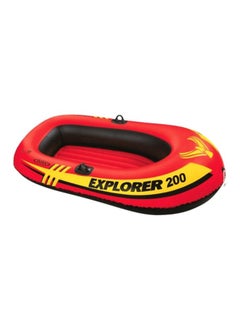 INTEX Explorer 200 Inflatable Boat 185.4x93.9 x	40.6cm  - Image 1