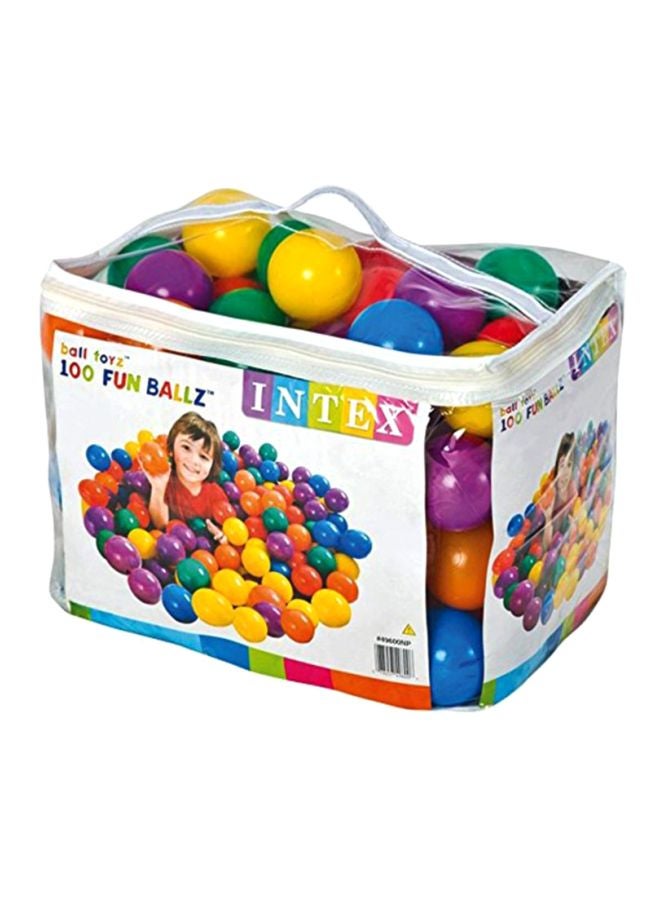 INTEX Pack Of 100 Fun Ball With Carry Bag - Image 3