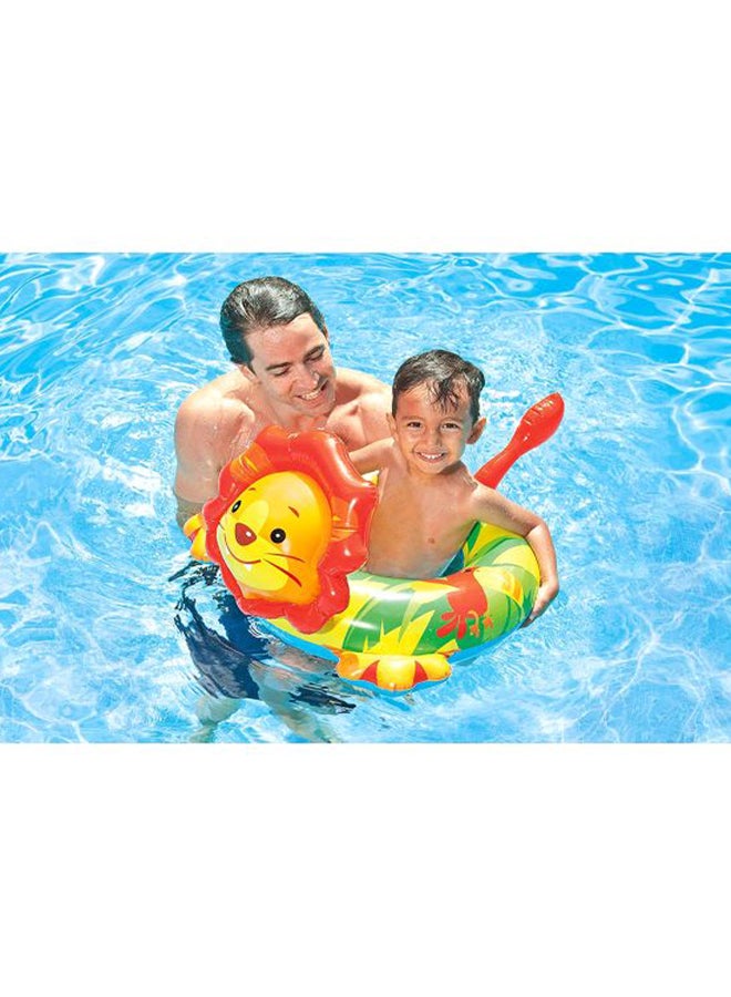 انتكس عوامة سباحة كبيرة دائرية على شكل حيوان 140x89سم - Image 2