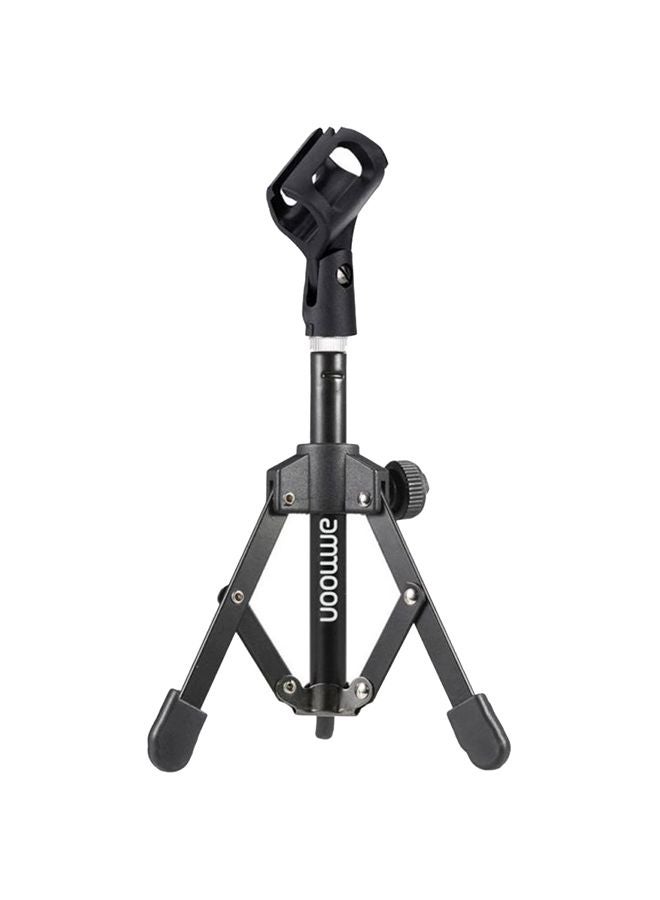 أمون حامل ميكروفون مكتبي قابل للطي مع مشبك ميكروفون MC5 - Image 1