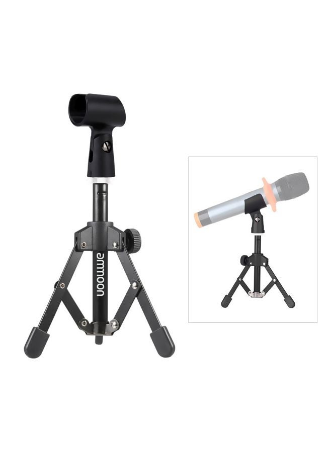 أمون حامل ميكروفون مكتبي قابل للطي مع مشبك ميكروفون MC5 - Image 3