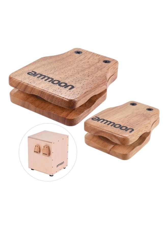 ammoon 2-Piece Cajon Box Drum Set  - Image 4