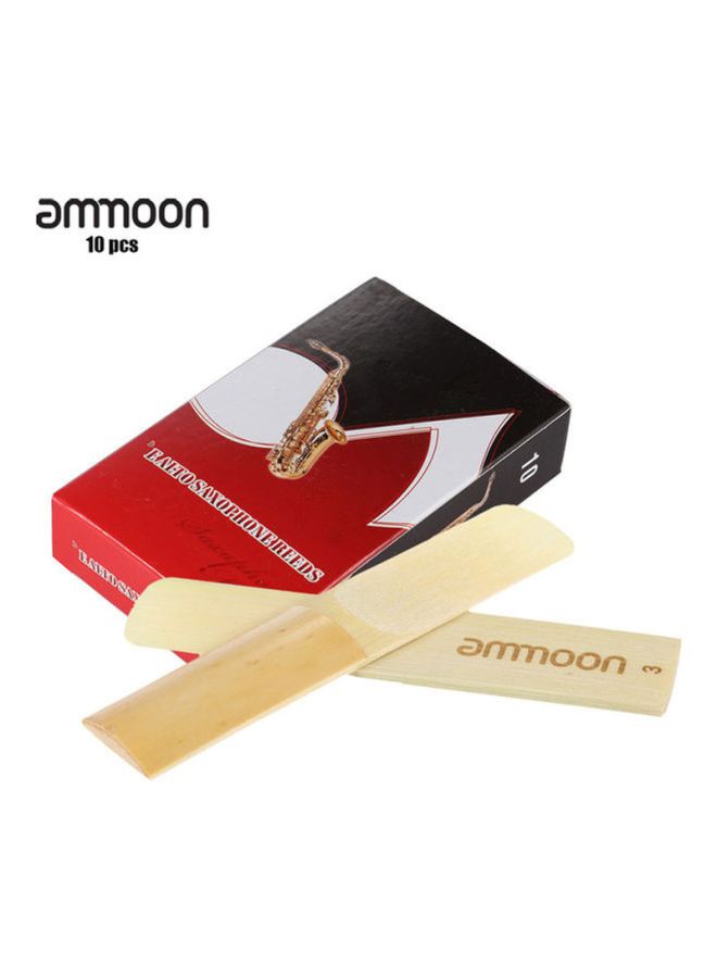 أمون مجموعة لسان للمزمار من قصب الخيزران القوي بمقاس 3.0 من 10 قطع - Image 2