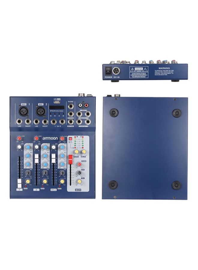 F4-USB 3-Channel Digital Mic Line Audio Mixing Mixer Console