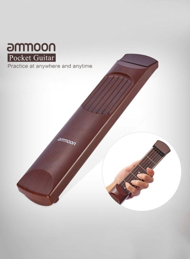 ammoon Portable 6 String 6 Fret Acoustic Guitar Chord Trainer  - Image 3