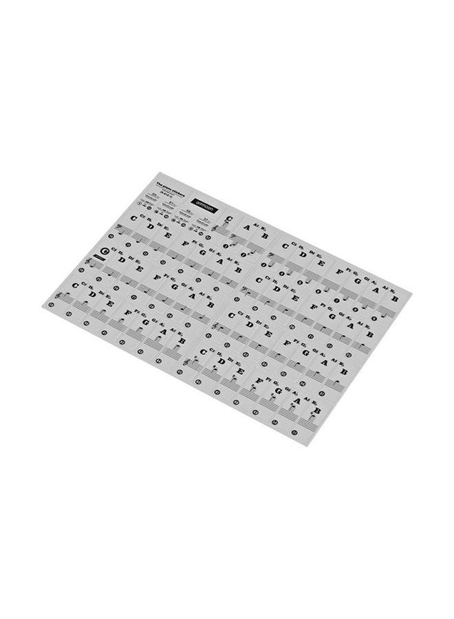 أمون ملصقات للوحة مفاتيح البيانو - Image 1