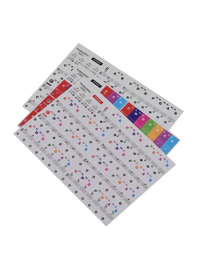 أمون ملصقات للوحة مفاتيح البيانو - Image 3