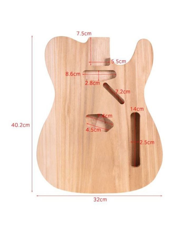Muslady Wood Blank Guitar Barrel  - Image 4