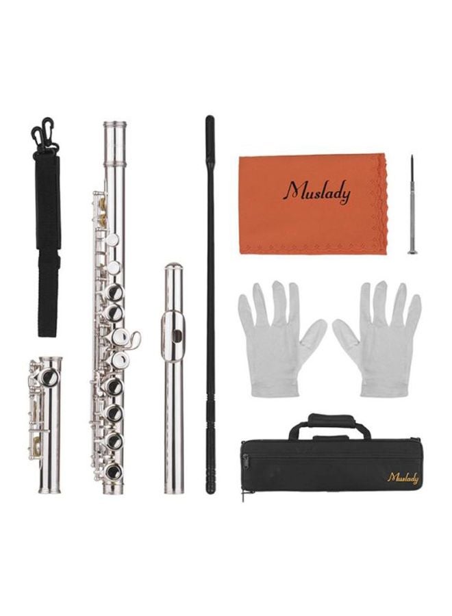 Muslady Closed Hole Flute With Cleaning Cloth  - Image 1