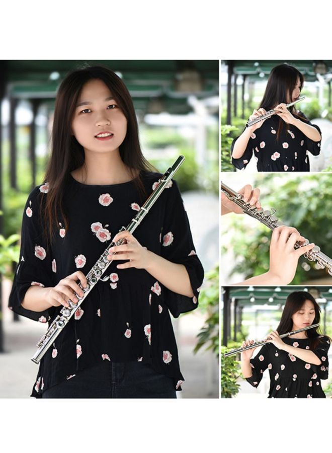 Muslady Closed Hole Flute With Cleaning Cloth  - Image 4