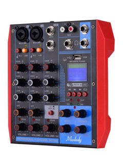 Muslady AG-4 Portable 4-Channel Mixing Console Digital Audio Mixer + 48V Phantom Power  - Image 2